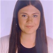 Estudiante de Psicología con la titulación del B2 en inglés, apta para dar un nivel básico o medio.